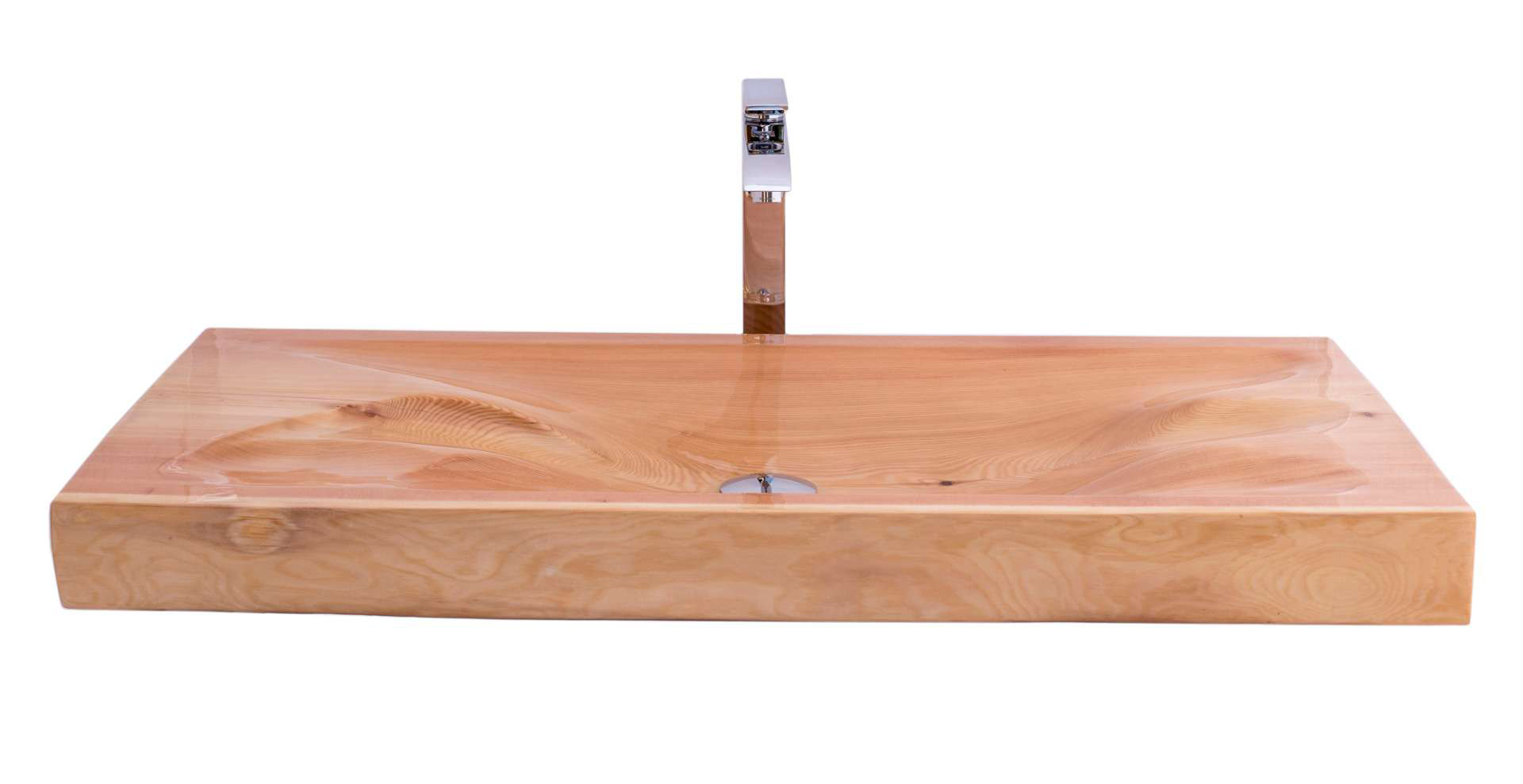 Logotowood - Shiny larch sink1