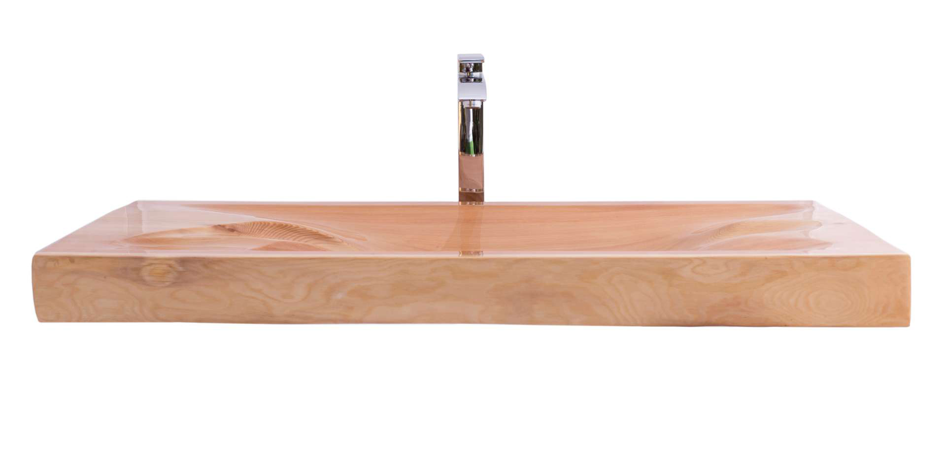 Logotowood - Shiny larch sink2