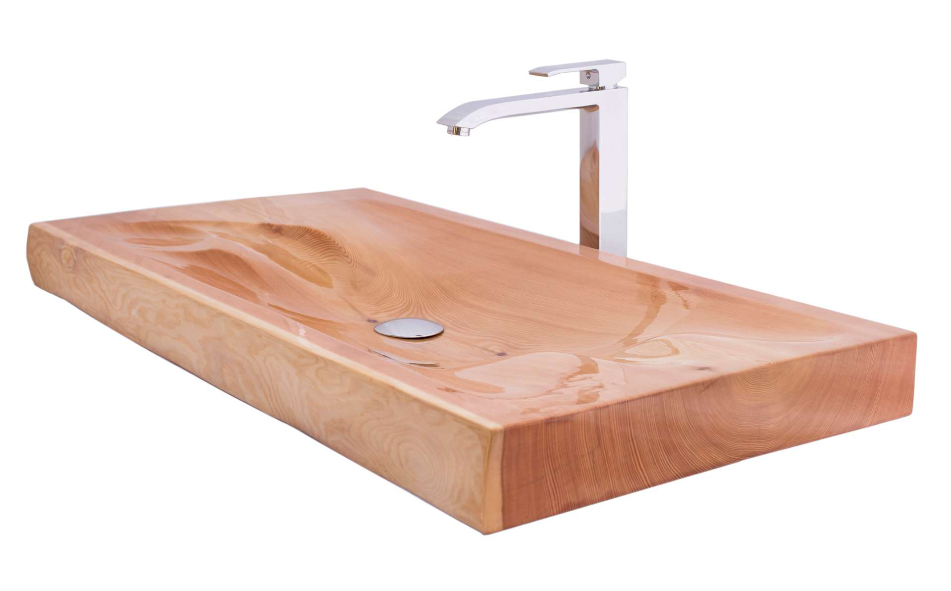 Logotowood - Shiny larch sink5